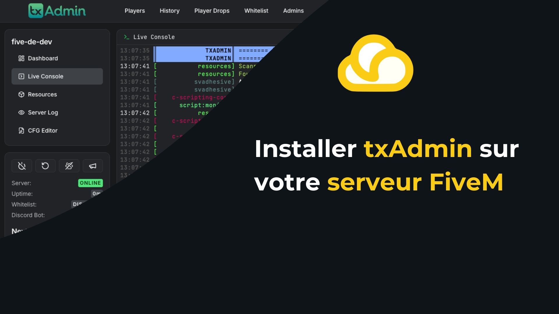 Installer txAdmin sur votre serveur FiveM - Blog SunServ